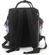 FSQDJLU Backpack Blue and Periwinkle Floral Diaper Bag for Women, Large Capacity Waterproof Travel Bag with Stroller