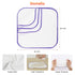 54 Packs Flannel Reusable Baby Wipes with Blue Wipes Dispenser, Reusable & Natural Skin-Friendly Cloth Baby Wipes, Body