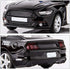 BDTCTK 1/36 Ford Mustang GT Police Car Model, Zinc Alloy Die-Cast Pull Back Vehicles for Kids (Black)