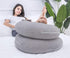 1 MIDDLE ONE Pregnancy Pillow, C Shaped Full Body Pillow for Maternity Support and Pregnant Women Sleeping with Velvet