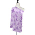 foixnub Baby Car Seat Canopy Covers Purple Butterfly White Star Nursing Breastfeeding Cover Multi-use for Infant