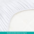 2 Pack, 36" 18" Cradle Bassinet Mattress Pad Cover, for Standard Cradle Mattress, Ultra Soft Microfiber Surface