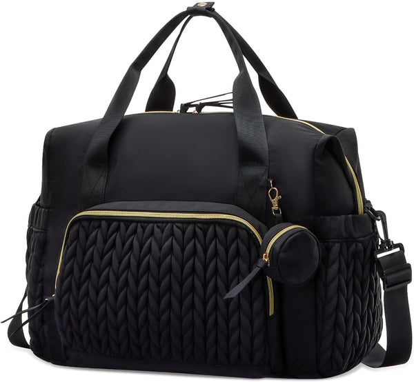 Duryarhall Diaper Bag Tote, Large Capacity Baby Diaper bags with Changing Pad, Travel