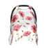 Zhbvncp Flowers of Poppy Baby Car Seat Cover & Breastfeeding Nursing Cover - Breathable Stretch Fabric Multi-Use