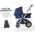 Stroller Storage Bag for Umbrella Stroller, Compact Travel Luggage Bag, Oxford Cloth Baby Car Seat Bag for Airplane