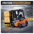 1:22 Liberty Imports Toy Forklift Truck with Pallet & Cargo - Scale Friction Powered Wheels & Manual Lifting Control