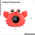 yeeplant Digital Bath Thermometer, Bath Temp Thermometer with Fast Temperature Response, Crab Floating Waterproof Toy