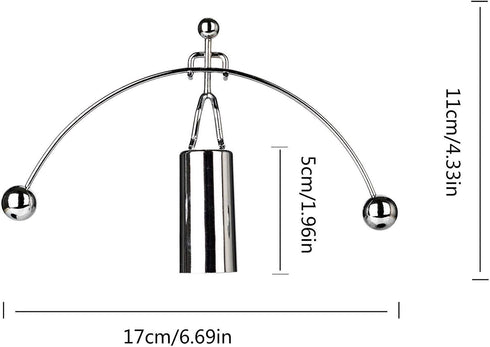 Sunnytech Mini Steel Kinetic Art Weightlifter Balance Toy, Decompressive Science Psychology Desk Decor WJ064