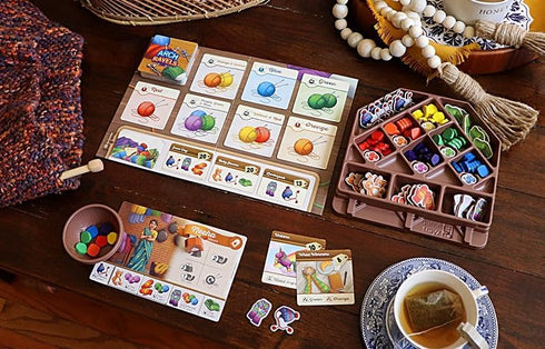 ArchRavels Family Board Game - Set Collection & Drafting Game for 2 to 4 Players, Ages 8+
