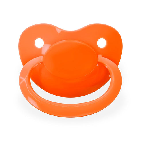 Rearz 10 Pacifier Addict - Fixx - JUMBO Functional Adult XXL Silicone Pacifier - Size (Orange)