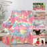 Unicorn Blanket for Girls, Glow in The Dark Blankets for Kids, Personalized Soft Fleece Blanket 40"x 50"