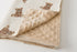 Little Jump Baby Blankets Minky Blankets for Unisex Boys Girls, Soft Fluffy Crib Blankets with Muslin Cotton Front