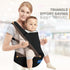 KJIPUHO 6-in-1 0-36Months Baby Carrier with Hip Seat, Baby Carrier Newborn to Toddler, Adjustable Detachable Infant