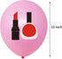 12pcs Spa Makeup Cosmetics Balloons Bouquet for Spa Theme Birthday Bride Shower Girl’s Day Party Decorations