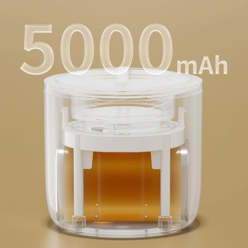 Montesy 5000mAH Digital Compact Bottle Warmer for Travel with Intelligent and Battery Lightweight Design