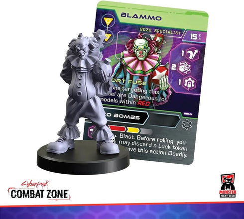 Monster Fight Club Cyberpunk: Combat Zone - Bozos Starter Gang