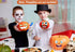 Halloween Pumpkin Decorating Craft Stickers, 48 Pack Mini Face Stickers for Kids Toddlers Treats Party Favors