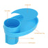 Snack Tray for Kids Car Seat, Secure and Sturdy Design, Compact and Portable with Cup Holder (Blue)