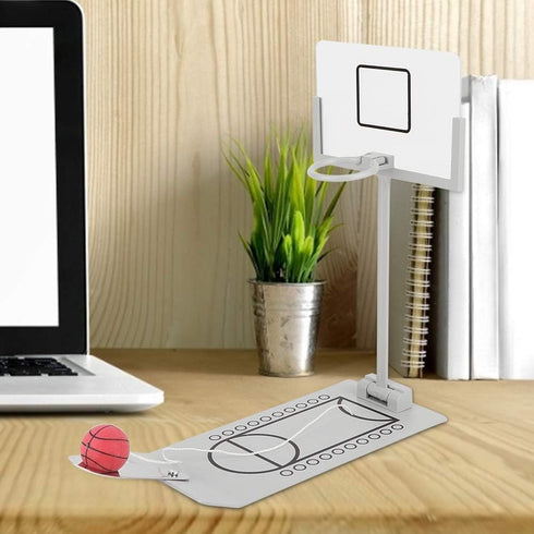 Basketball Game Desk Accessories, Funny Miniature Toys for Office Men, Creative Gift