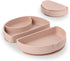 Miniware Baby Travel Plate with Suction - Foldable Silicone Baby Travel Essential
