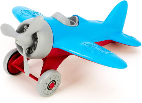 Green Toys Airplane Blue and Mixer Construction Truck Set