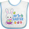 inktastic My 1st Easter Baby Bib with Bunny and Easter Basket