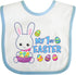 inktastic My 1st Easter Baby Bib with Bunny and Easter Basket