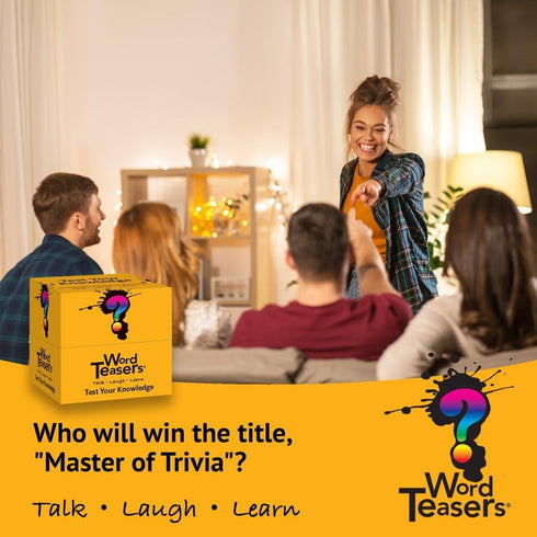 Test Your Knowledge - Random Trivia Game for Adults & Kids, Fun Family Game Night with 150 Fact Cards
