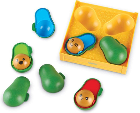 Learning Resources Learn-A-Lot Avocados - 9 Pieces Toddler Social Emotional Learning Toys, Ages 18+ Months