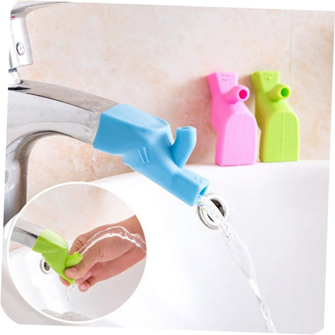 Vaguelly 3pcs Faucet Extension Adapter Baby Bath Tubs Faucet Extender Sink Accesorios Bath Tub for Baby Water Tap Extender Kids Bathroom Accessories Portable Spout Toddler