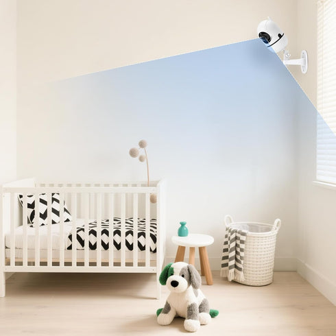 GAHOGA HB6550/HB6560/HB6240/HB65/HB6148/HB6339 SM935E, 360 Adjustable Baby Monitor Wall Mount for HelloBaby & ANMEATE