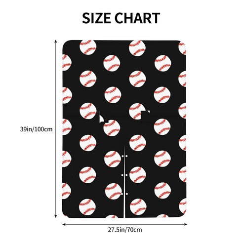 Hcpwzrf Baseball Baby Car Seat Cover & Nursing Cover - Breathable Stretch Multi-Use Cover for Breastfeeding, Stroller