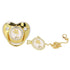 Gold Letter Infant Pacifier, Personalized Bling Pacifier with Clip for Girl Boys