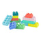 Infantino Super Soft Building Blocks, Easy-to-Hold for Babies & Toddlers, BPA-Free, 12-Piece Multi-Colored Set