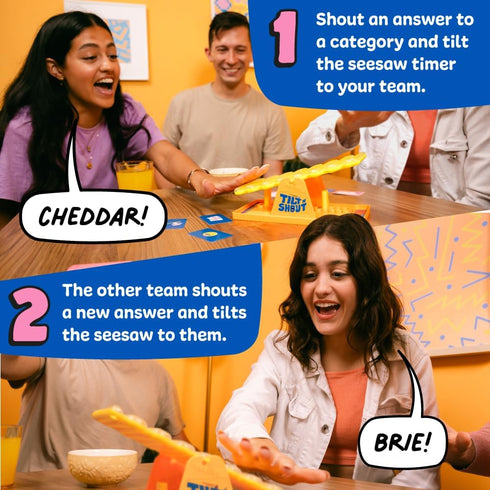 2024 Big Potato Tilt 'n' Shout: A Speedy Family Board Game for Adults and Kids | Best New Board Games