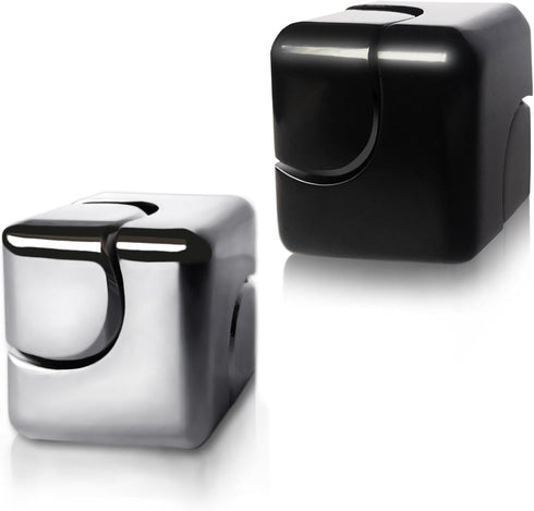 2pc Fidget Spinner Toys Cube Adults, Easter Basket Stuffers for Teens Metal