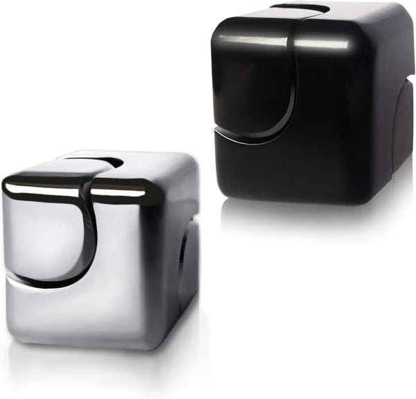 2pc Fidget Spinner Toys Cube Adults, Easter Basket Stuffers for Teens Metal