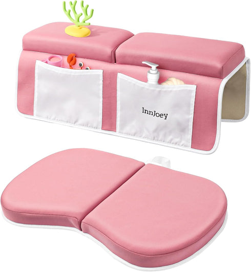 Odor-Free Baby Bath Kneeler and Elbow Rest Pad Set, 1.6'' Thick, Quickly