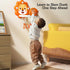 Adjustable Height Indoor Mini Basketball Hoop for Toddlers Kids, Space-Saving Christmas Birthday Gift Toy for Boys