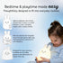 Lumipets Baxter The Bunny Squishy Night Light for Kids | Silicone Lamp with Tap & Remote Control | Rechargeable Color