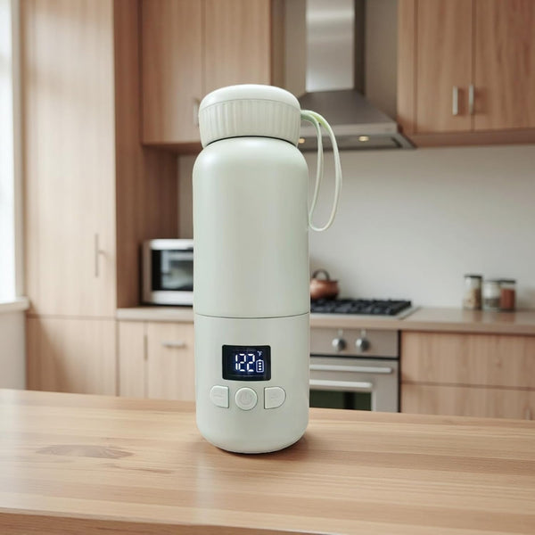 Wdcme Portable Bottle Warmer for Travel, 11 Ounces Portable Baby Bottle Warmer with