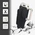 Stroller Cup Holder Compatible with Stanley,Stroller Cup Holder with Adjustable Strap and Pouch Taking Everywhere,Accessories for 30/40oz Stanley Cup by UXIETIN