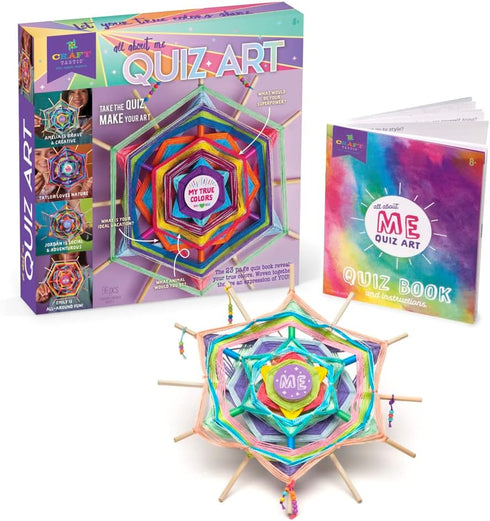 8+ Craft-tastic All About Me Quiz Art Craft Kit Answer Fun Questions to Make a Personalized Piece of Art Ages