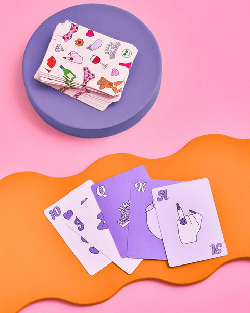 xo, Fetti Bachelorette Party Card Game, Rainbow Deck of Playing Cards, Bridal Party Game, Decorations