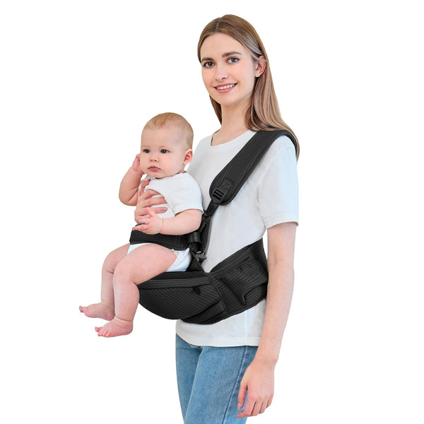 IULONEE Baby Carrier with Hip Seat Detachable Hands-Free Infant Carrier Baby Sling