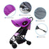 Baby Stroller Sun Shade Cover Universal Foldable Pushchair Sun Canopy UV Protection Infant Pram Sun Visor for Outdoors Stroll(Only Sun Shade)