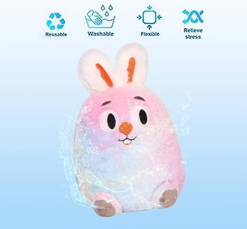 Plush8 Inch Rainbow Rabbit Plush Toy Rabbit Stuffed Animal Cute Easter Rabbit Plush Pillow Soft Plushie Doll Gifts