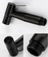 PDOLIGBDN Bidet Sprayer Head Black Shower Faucet Bidet Cloth Diaper Sprayer for Toilet Toilet Shower Head Black