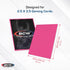 500 Count (10 Packs 50 2.5" 3.5" BCW Deck Guard - Double Matte Card Sleeves | Box of Sleeves) |Acid-Free, No PVC | Fits
