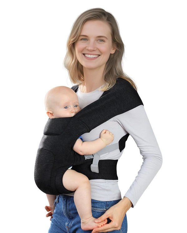 Newborn Carrier, Cozy Baby Carrier, Ergonomic Cross-Back Wrap, Hands-Free with Supportive Comfort,